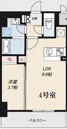 山陽姫路駅 徒歩5分 5階の物件間取画像